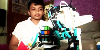 Hyderabad: 11-year-old robotics enthusiast solves Rubix cube