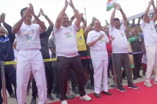 హైదరాబాద్ పోలీసులు స్వతంత్ర భారత వజ్రోత్సవాలు మెగా రన్ నిర్వహించారు