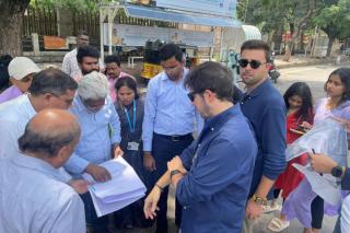 హైదరాబాద్: ప్రతిపాదిత రేసింగ్ ట్రాక్‌ను ఫార్ములా ఇ తనిఖీ చేసింది