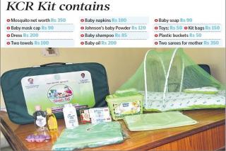 Telangana Government to provide KCR Nutrition Kits for pregnant women in nine districts