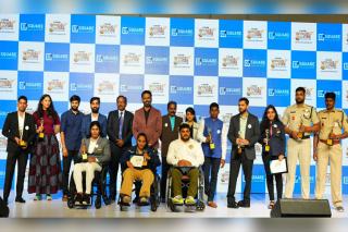 హైదరాబాద్: జి స్క్వేర్ వింగ్స్ ఆఫ్ ఫైర్ అవార్డ్స్ 2022లో పారా స్పోర్ట్స్‌పర్సన్‌లను సత్కరించారు