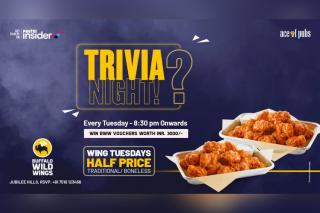 Trivia Tuesdays at BWW Jubilee Hills