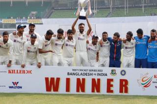 Ashwin, Iyer stitch unbeaten 71-run stand, steer India to series win over Bangladesh