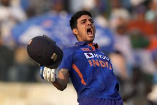 Gill’s ODI double century puts India 1-0 up on New Zealand