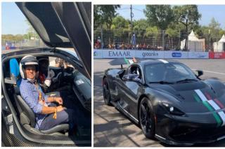 Sachin Tendulkar drives India’s most expensive car in Hyderabad