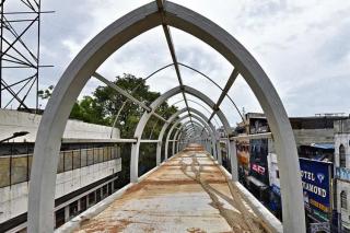 Hyderabad: Works on Mehdipatnam skywalk pick up pace