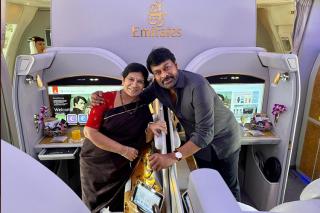Chiru off to US for a short vacay; Gives info about his next film