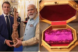 Telangana’s Pochampally Ikat is PM Modi’s gift to Brigitte Macron