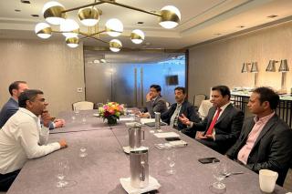 KTR welcomes o9 solutions to Hyderabad